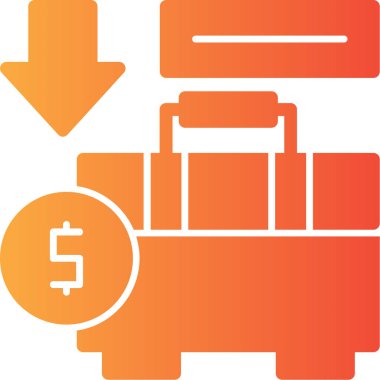 Dolar simgesi, vektör illüstrasyonu