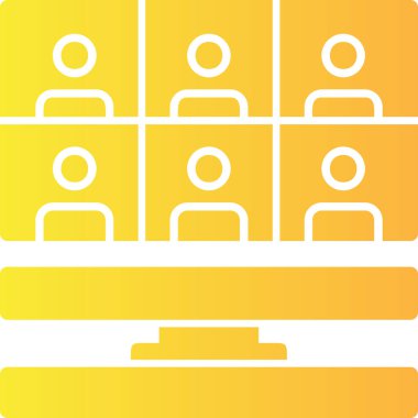 Bir grup insanın vektör çizimi