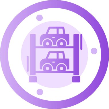 Yol simgesi vektör illüstrasyonu