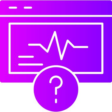 ekran simgesi, vektör illüstrasyonunu izle