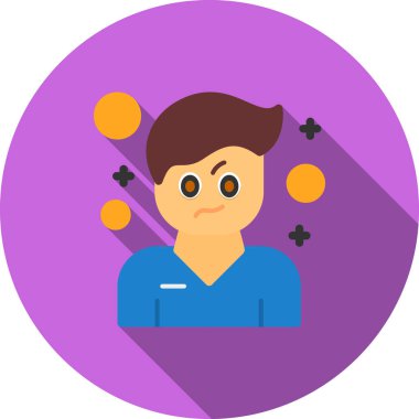 avatar avatar adam simgesi düz stil