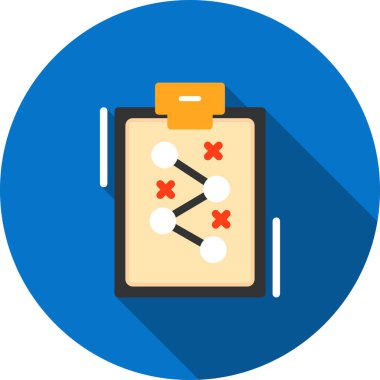 Ağ bağlantısı için iş yönetimi düz simgesi