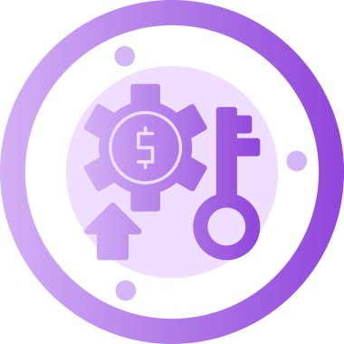 Dolar vektör simgesi, vektör illüstrasyonu