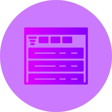 browser icon, vector illustration simple design