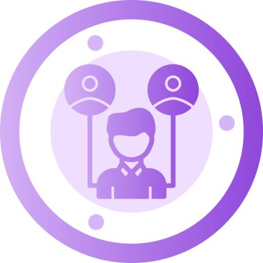 golf. Web simgesi basit illüstrasyon