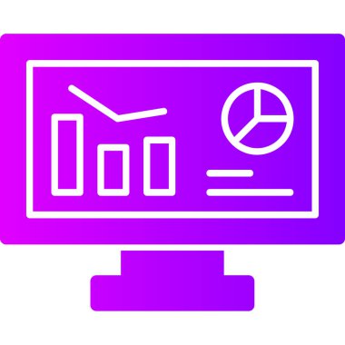 iş ve finans simgesi, vektör illüstrasyonu