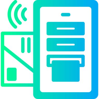 Veri. Web simgesi basit illüstrasyon