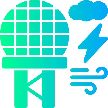 electric lightning icon vector illustration