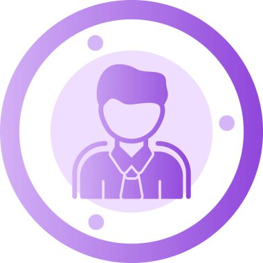 Vektör Adam Simgesi illüstrasyonu