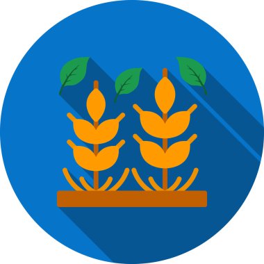 Bir çiftliğin vektör illüstrasyonu