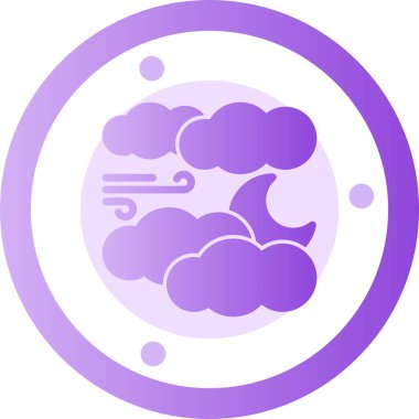 Bulut. Web simgesi basit illüstrasyon