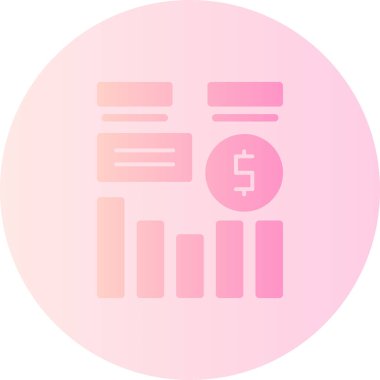 Dolar. Web simgesi basit illüstrasyon