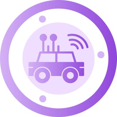 araba simgesi vektör illüstrasyonu