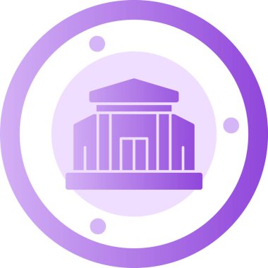 Benzersiz yapı vektörü simgesi