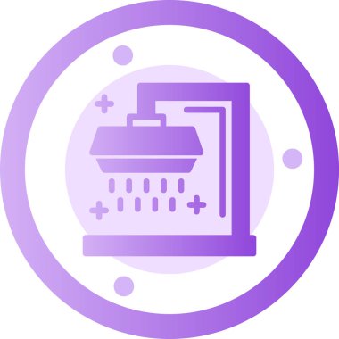 Yazıcı. Web simgesi basit illüstrasyon