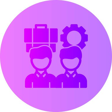 İş. Web simgesi basit illüstrasyon