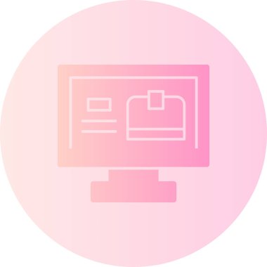 Modern dizüstü bilgisayar kutsal kişilerin resmi, vektör çizim