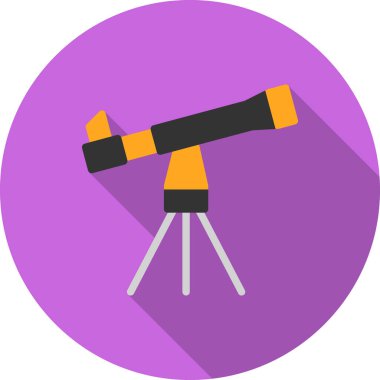 Dürbün. Web simgesi tasarımı illüstrasyonu