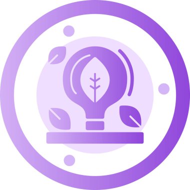 Ampul. Web simgesi basit tasarım