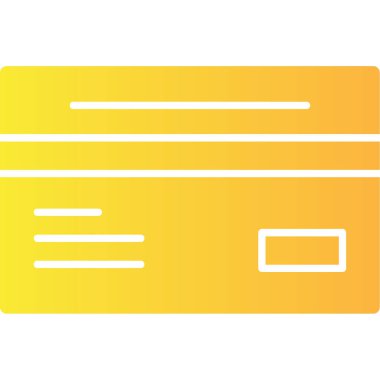 Kredi kartı simgesi, vektör illüstrasyonu