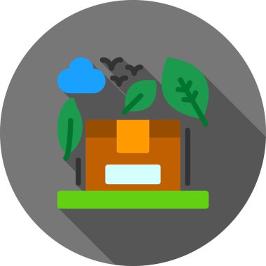 Bahçe simgesi, vektör çizimi