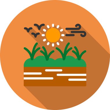 Mısır. Web simgesi basit illüstrasyon