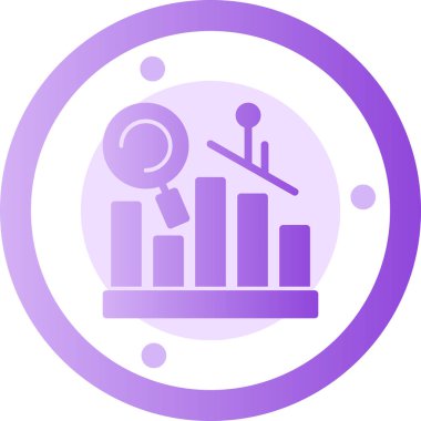 Modern simge vektör illüstrasyonunu analiz et