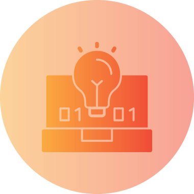 ampul simgesi vektör illüstrasyonu