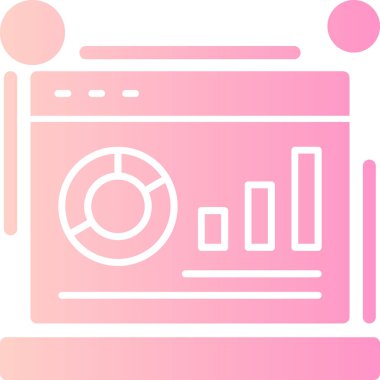 seo modern simgesinin vektör illüstrasyonu