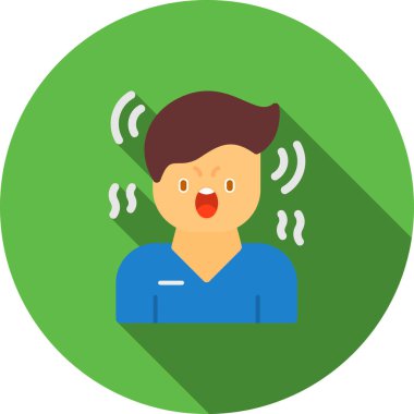 humma man vektör simgesi.