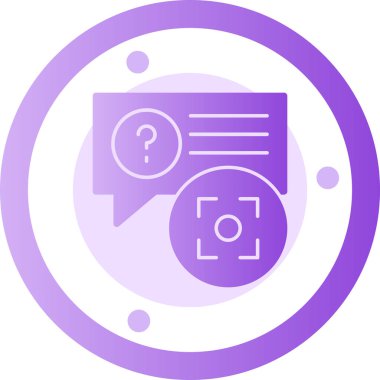 Vektör iletisi Simgesi illüstrasyonu