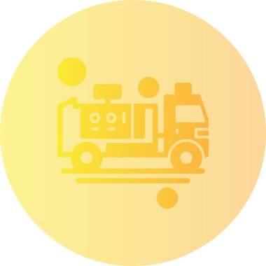 Bir kamyonun vektör çizimi