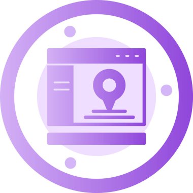 seo modern simgesinin vektör illüstrasyonu