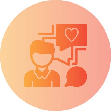 İnsan simgesinin vektör illüstrasyonu