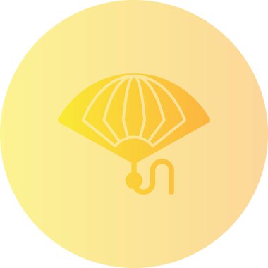 şemsiye simgesi vektör illüstrasyonu