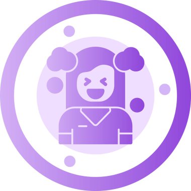 Uzaylı. Web simgesi basit illüstrasyon