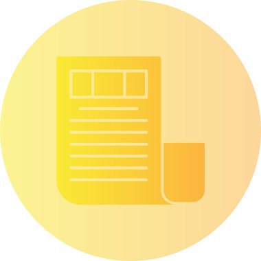 belge simgesi vektör illüstrasyon tasarımı