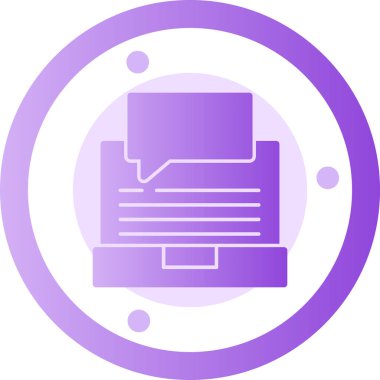 Dosya. Web simgesi vektör illüstrasyonu