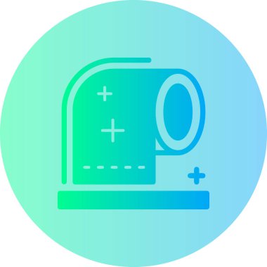 Bir benzin istasyonu simgesinin vektör illüstrasyonu