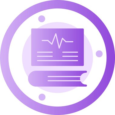 rapor simgesi vektör illüstrasyonu