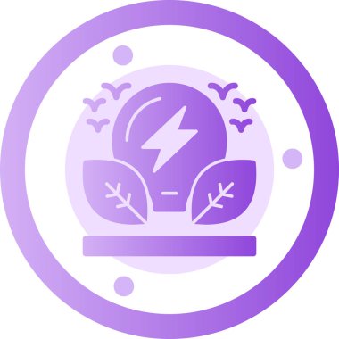 Yaprak ikonu vektör illüstrasyonu