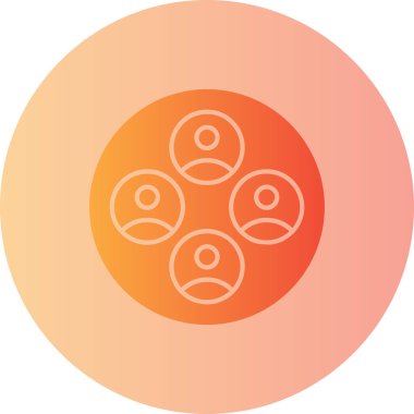 İnsan simgesinin vektör illüstrasyonu