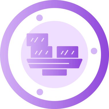 Sepet simgesi, vektör illüstrasyonu