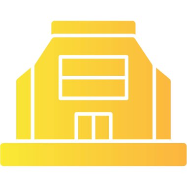 vektör evi simgesi, basit vektör illüstrasyonu