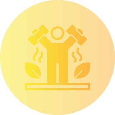 Bir ateş simgesinin vektör illüstrasyonu