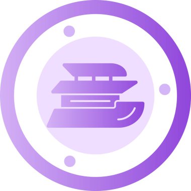 Modern bir simgenin vektör illüstrasyonu