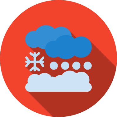 Bulut hesaplama. Basit vektör illüstrasyonu