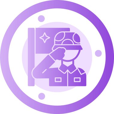 Bir kadın simgesinin vektör illüstrasyonu