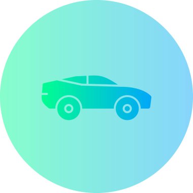 araba simgesi vektör illüstrasyonu