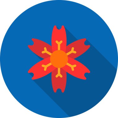 Ayçiçeği. Web simgesi vektör illüstrasyonu